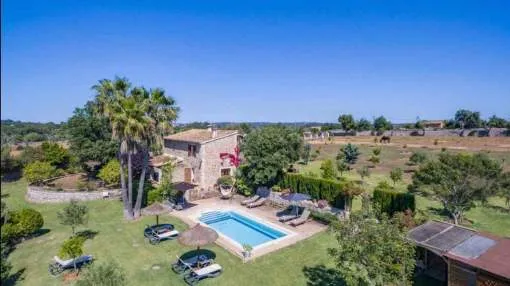Charming finca with pool for rent near Llubi