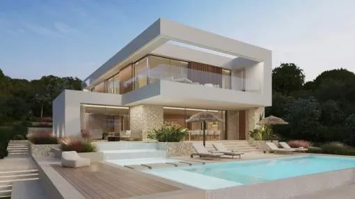 Fantastic new build sea view villa in prime location of Nova Santa Ponsa Fantastic new build sea view villa in prime location of Nova Santa Ponsa
