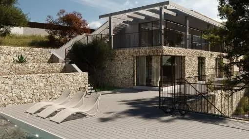 Sea View Villa, under construction in Bonaire, Alcudia Sea View Villa, under construction in Bonaire, Alcudia