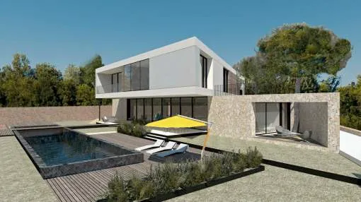 Elegant designer villa in walking distance to the port of Port Adriano