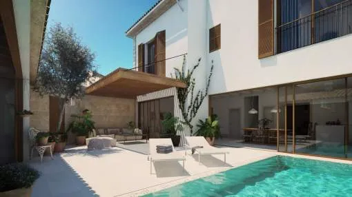 Beautiful corner townhouse in Ses Salines