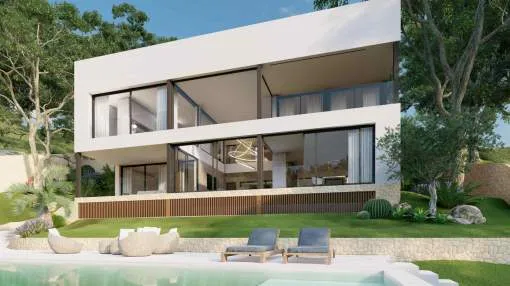 Stunning house under construction in Costa d'en Blanes