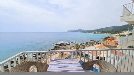 Bright flat with sea views and swimming pool in Cala Ratjada