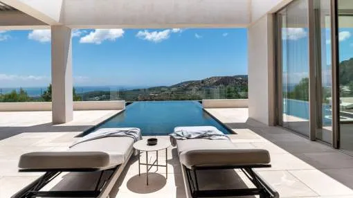 Stunning, impressive, bright, open, private...all this in this newly built house in Son Vida