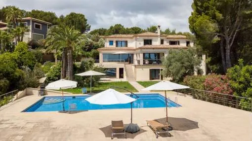 Outstanding Villa with Sea Views and Private Tennis Court in Cas Catala