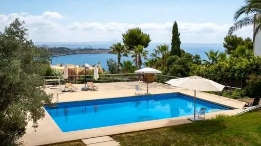 Outstanding Villa with Sea Views and Private Tennis Court in Cas Catala Outstanding Villa with Sea Views and Private Tennis Court in Cas Catala