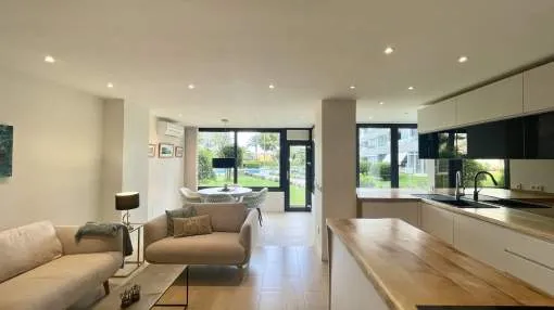 Wonderful modern groundfloor apartment in Puerto Portals