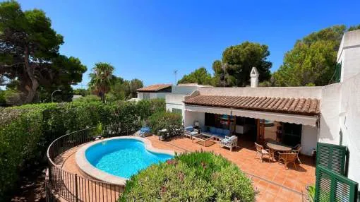 Mediterranean House in Sol de Mallorca with private pool.