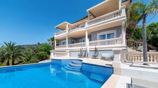 Fantastic sea views villa in Costa d'en Blanes