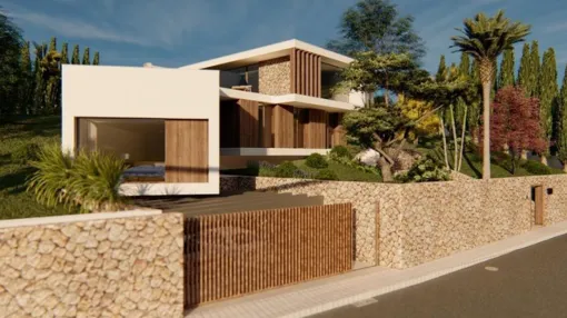 Luxury villa near the sea in Bendinat.