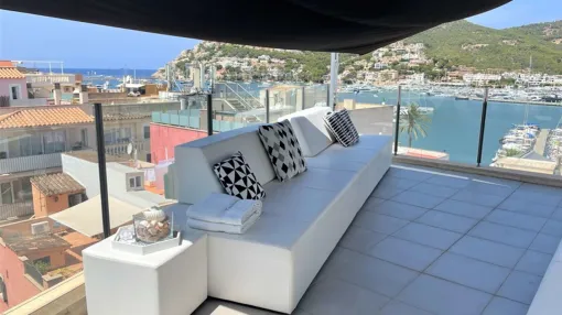 Penthouse with private rooftop terrace and sea views in Port Andratx Penthouse with private rooftop terrace and sea views in Port Andratx