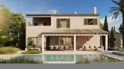 Finca project with spacious plot in Ses Salines Finca project with spacious plot in Ses Salines