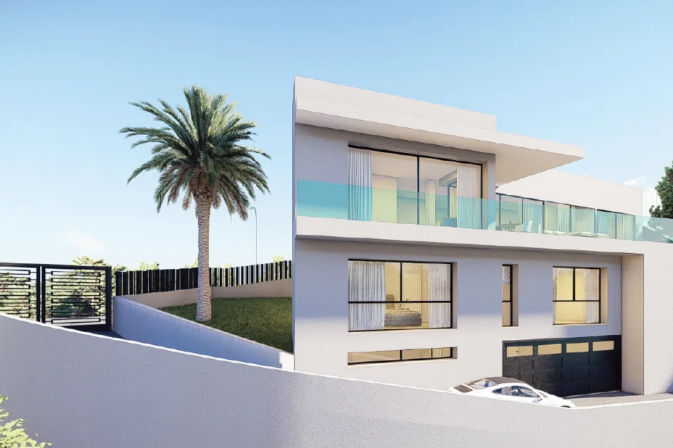 New build villa with sea views in Costa d'en Blanes
