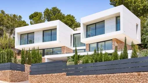 Newly built designer villa in Costa d'en Blanes with sea views Newly built designer villa in Costa d'en Blanes with sea views