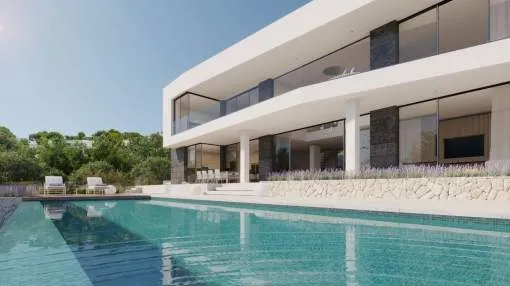 Impressive newly built villa in a quiet area of Cala Vinyes Impressive newly built villa in a quiet area of Cala Vinyes