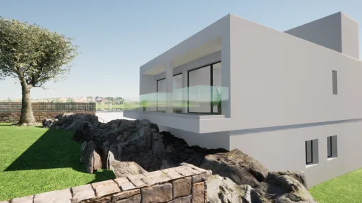 Newly built villa with unique design Newly built villa with unique design