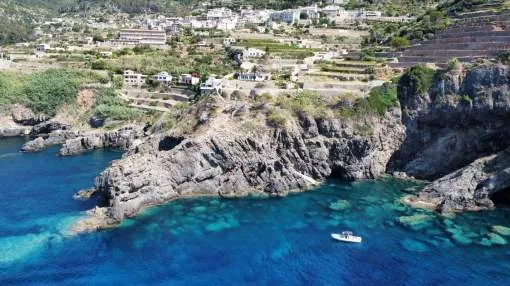 Unique property with own sea access and boat house in Banyalbufar Unique property with own sea access and boat house in Banyalbufar