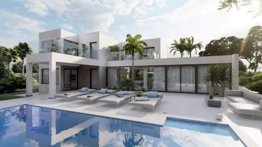 South oriented villa in process of complete renovation located in Nova Santa Ponsa South oriented villa in process of complete renovation located in Nova Santa Ponsa