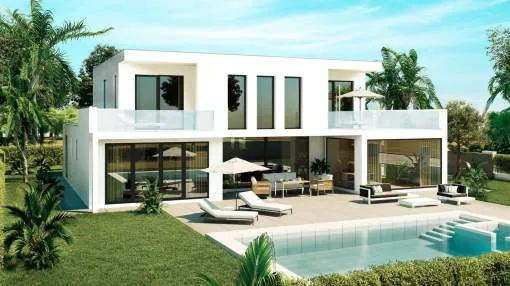New construction villa in Sá Rápita New construction villa in Sá Rápita