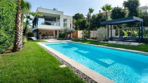 Newly built villa with unique design and exclusive equipment in Nova Santa Ponsa