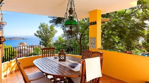 Delightful villa with excellent sea views located in Cas Català Delightful villa with excellent sea views located in Cas Català