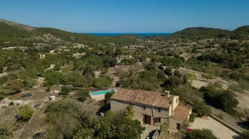 Historical finca with sea views in Son Macia