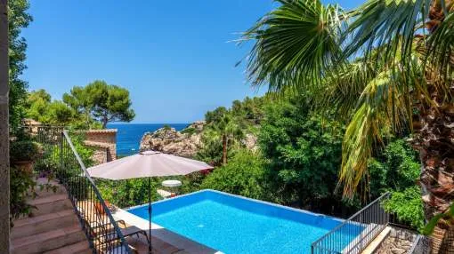 Finca in a privileged location in Cala Deià with fantastic sea views