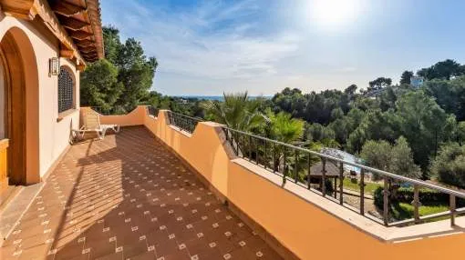 Mediterranean style villa with open sea views and complete privacy in Costa d'en Blanes