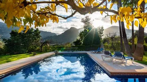 Impressive old stone house completely renovated in Soller