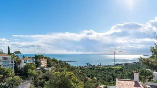 Modern villa with sea views in the hills of Costa den Blanes