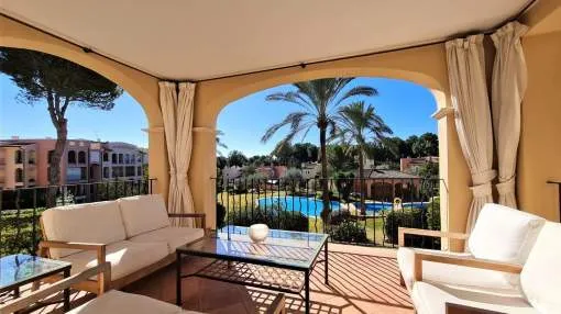 Bright apartment with beautiful views near Port Adriano harbour Bright apartment with beautiful views near Port Adriano harbour