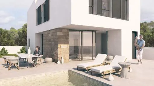 Newly built villa 300 metres from the sea in Son Serra de Marina