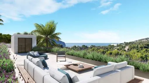 Modern Sea View Villa in exclusive location of Camp de Mar