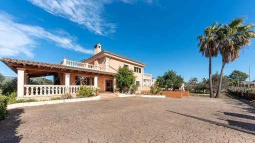 Sunny villa in Es Garrovers with holiday license