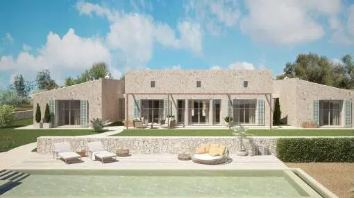 Stunning building project for sale in Montuiri Stunning building project for sale in Montuiri