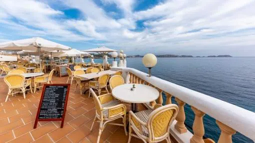 First line Restaurant designed by the famous Pedro Otzoup in the popular area of Cala Fornells First line Restaurant designed by the famous Pedro Otzoup in the popular area of Cala Fornells