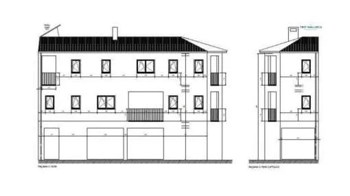 Plot for house with approved project in Pollensa