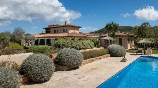 Mediterranean finca with a wide view in Cas Concos Mediterranean finca with a wide view in Cas Concos