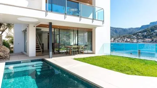 New spectacular villa in a frontline location in Puerto de Sóller New spectacular villa in a frontline location in Puerto de Sóller