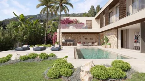 New build villa with sea views in Costa d'en Blanes New build villa with sea views in Costa d'en Blanes
