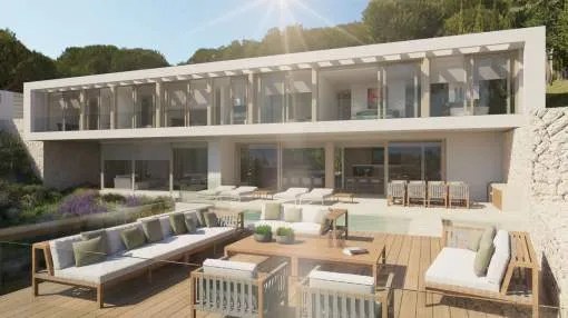 Stunning new luxury property under construction in Portals Nous Stunning new luxury property under construction in Portals Nous