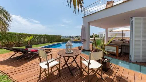 Fantastic villa with pool and sea views in the port of Cala D'Or