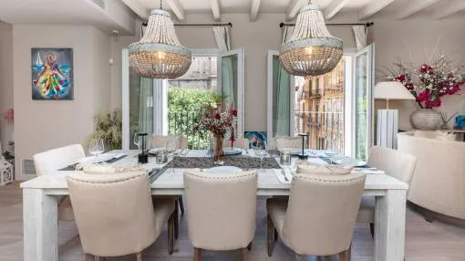 Luxurious townhouse in Palma old town with swimming pool and a double garage Luxurious townhouse in Palma old town with swimming pool and a double garage