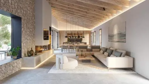 New built Finca with a large pool and guest house in Campos New built Finca with a large pool and guest house in Campos