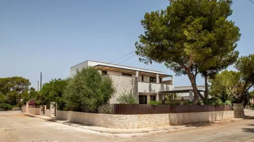 Luxury newly built villa in Cap des Moro, Mondragó Park Nature Reserve