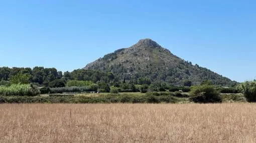 Rustic finca with the option to build with stunning views in Alcudia