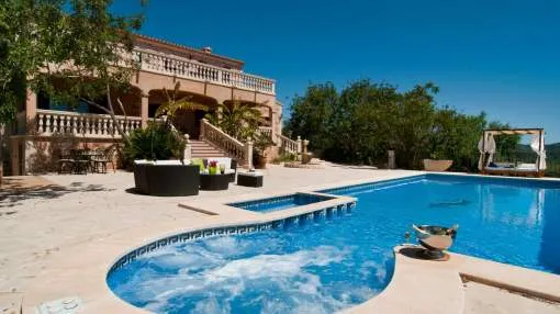 Spectacular country villa with sea views in S'Alqueria Blanca Spectacular country villa with sea views in S'Alqueria Blanca