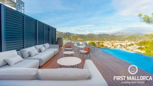 New Sea View Villa with Large Garden & Rooftop Pool New Sea View Villa with Large Garden & Rooftop Pool