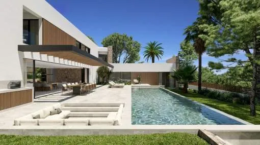 Fabulous villa under construction in Nova Santa Ponsa