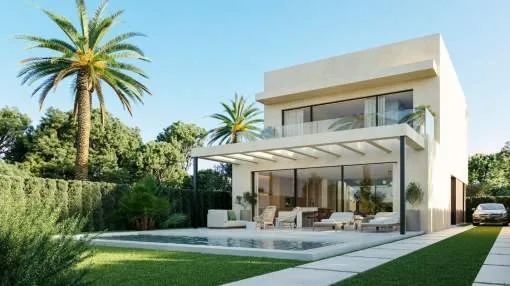 New build villa in El Toro, walking distance to the boulevard and Port Adriano